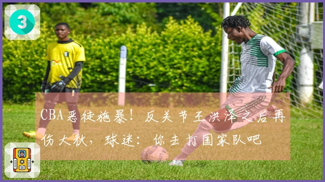 CBA恶徒施暴！反关节王洪泽之后再伤大秋，球迷：你去打国家队吧