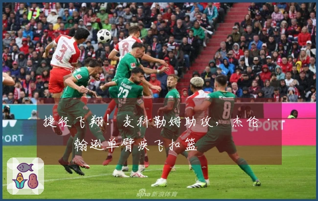 捷径飞翔！麦科勒姆助攻，杰伦·约翰逊单臂疾飞扣篮